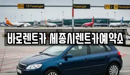 세종특별자치시 금남면 장기렌트카 전문 바로렌트카 세종시렌트카예약소