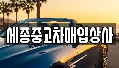 세종특별자치시 금남면 중고차매입 전문 세종중고차매입상사