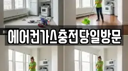 에어컨가스충전당일방문