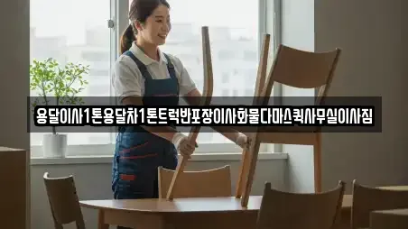 용달이사1톤용달차1톤트럭반포장이사화물다마스퀵사무실이사짐