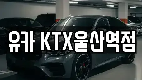 울산광역시 울주군 삼남읍 렌트카 전문 유카 KTX울산역점