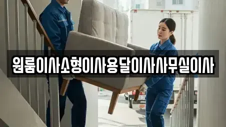 원룸이사소형이사용달이사사무실이사