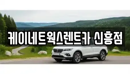 인천 서구 가좌동 단기렌트카 전문 케이네트웍스렌트카 신흥점