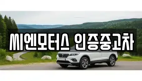 인천 서구 가좌동 중고차매매 전문 씨엔모터스 인증중고차