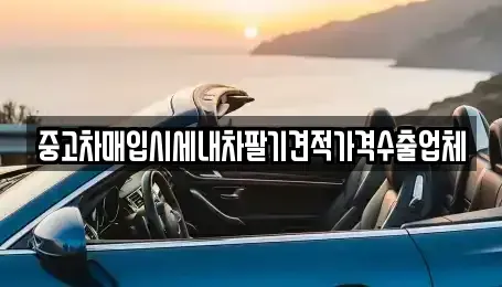 인천 서구 가좌동 중고차매입 전문 중고차매입시세내차팔기견적가격수출업체