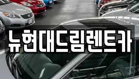 인천광역시 남동구 수산동 렌트카 전문 뉴현대드림렌트카