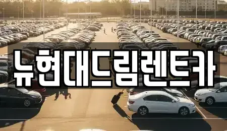 인천광역시 동구 화평동 렌트카 전문 뉴현대드림렌트카