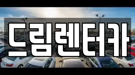 전남 광양시 광영동 렌트카 전문 드림렌터카