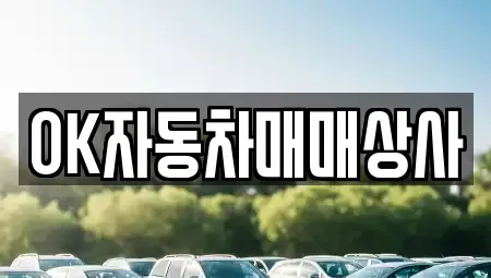 전남 광양시 광영동 중고차매매 전문 OK자동차매매상사