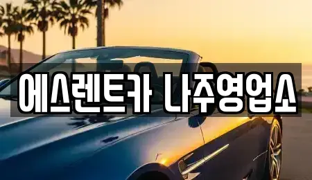전남 나주시 안창동 렌트카 전문 에스렌트카 나주영업소