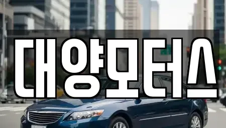 전남 순천시 남내동 중고차 전문 대양모터스