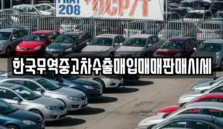 전남 여수시 여천동 중고차매입 전문 한국무역중고차수출매입매매판매시세