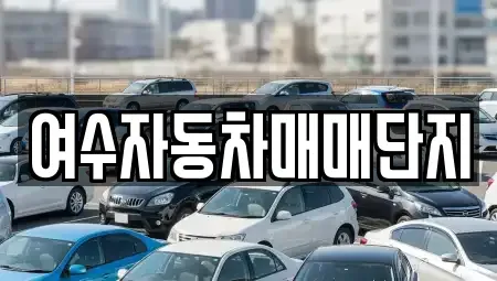 전남 여수시 중고차 전문 여수자동차매매단지