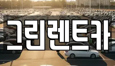전남 여수시 학용동 렌트카 전문 그린렌트카