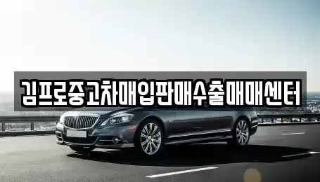 전라남도 여수시 봉강동 중고차매입 전문 김프로중고차매입판매수출매매센터