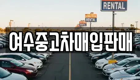 전라남도 여수시 선원동 중고차매입 전문 여수중고차매입판매