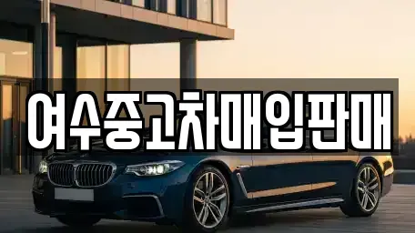 전라남도 여수시 학동 중고차매입 전문 여수중고차매입판매