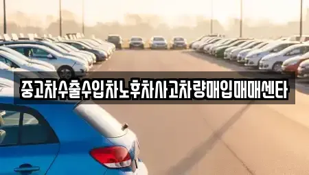 전라남도 화순군 화순읍 중고차매입 전문 중고차수출수입차노후차사고차량매입매매센타