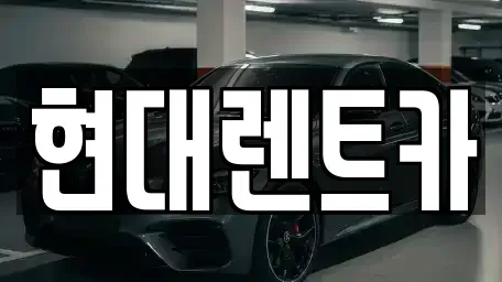 전북 군산시 영동 렌트카 전문 현대렌트카