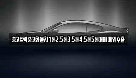 전북 부안군 부안읍 중고차매매 전문 중고트럭중고화물차1톤2.5톤3.5톤4.5톤5톤매매매입수출