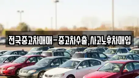 전북 전주시 덕진구 덕진동2가 중고차매입 전문 전국중고차매매-중고차수출,사고노후차매입
