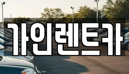 전북 전주시 덕진구 우아동1가 렌트카 전문 가인렌트카