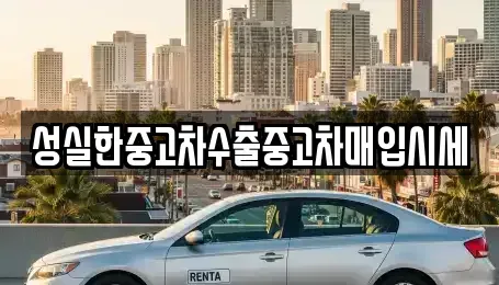 전북 전주시 덕진구 우아동1가 중고차 전문 성실한중고차수출중고차매입시세