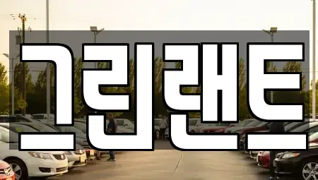 전북 전주시 덕진구 인후동2가 렌트카 전문 그린랜트