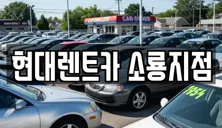 전북특별자치도 군산시 해망동 렌트카 전문 현대렌트카 소룡지점