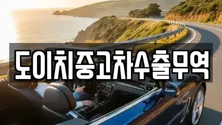 전북특별자치도 군산시 해망동 중고차 전문 도이치중고차수출무역