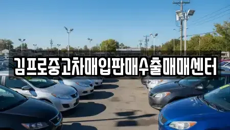 전북특별자치도 익산시 동산동 중고차매입 전문 김프로중고차매입판매수출매매센터
