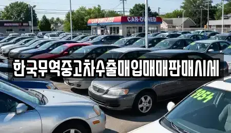 전북특별자치도 익산시 동산동 중고차매입 전문 한국무역중고차수출매입매매판매시세