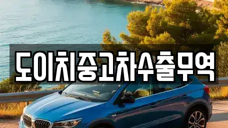 전북특별자치도 익산시 석왕동 중고차매매 전문 도이치중고차수출무역