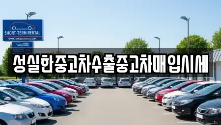 전북특별자치도 전주시 덕진구 금암동 중고차 전문 성실한중고차수출중고차매입시세