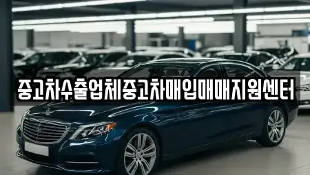 전북특별자치도 전주시 덕진구 중고차매입 전문 중고차수출업체중고차매입매매지원센터