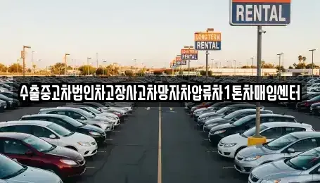 제주특별자치도 제주시 내도동 중고차매매 전문 수출중고차법인차고장사고차망자차압류차1톤차매입센터