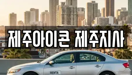 제주특별자치도 제주시 아라이동 렌트카 전문 제주아이콘 제주지사