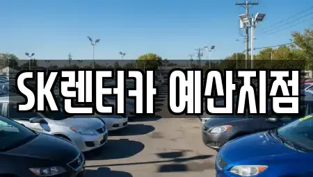 충남 예산군 예산읍 렌트카 전문 SK렌터카 예산지점