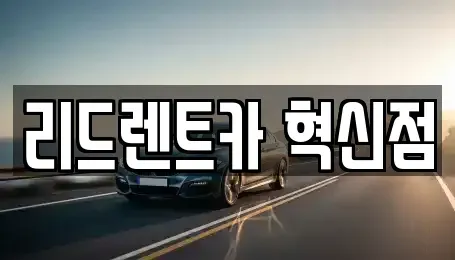 충북 음성군 맹동면 렌트카 전문 리드렌트카 혁신점