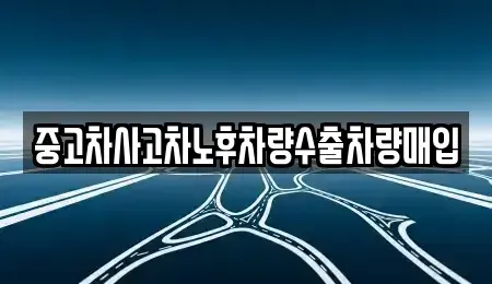 충북 음성군 맹동면 중고차매매 전문 중고차사고차노후차량수출차량매입