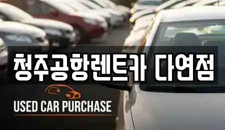 충북 청주시 청원구 외남동 렌트카 전문 청주공항렌트카 다연점