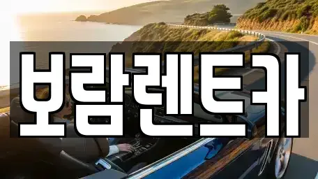 충북 충주시 목행동 렌트카 전문 보람렌트카