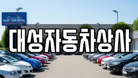 충청남도 공주시 신관동 중고차매매 전문 대성자동차상사