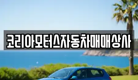 충청남도 보령시 남곡동 중고차매매 전문 코리아모터스자동차매매상사