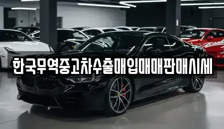 충청남도 보령시 남곡동 중고차매입 전문 한국무역중고차수출매입매매판매시세