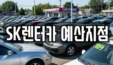 충청남도 예산군 예산읍 장기렌트카 전문 SK렌터카 예산지점