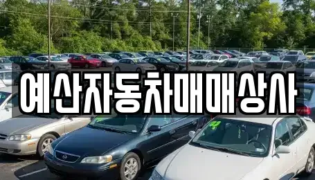 충청남도 예산군 예산읍 중고차매매 전문 예산자동차매매상사