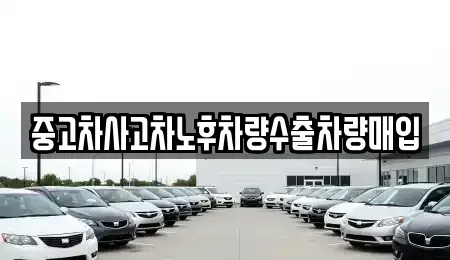 충청남도 예산군 예산읍 중고차매입 전문 중고차사고차노후차량수출차량매입