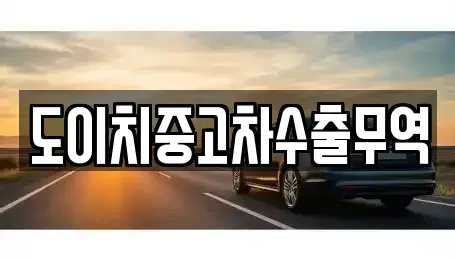 충청북도 보은군 장안면 중고차매매 전문 도이치중고차수출무역