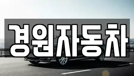 충청북도 음성군 중고차 전문 경원자동차